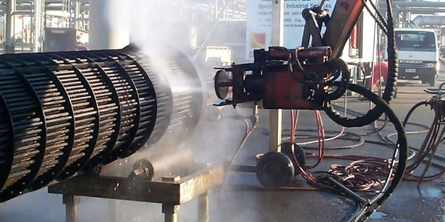 Condenser Hydro Jet Cleaning